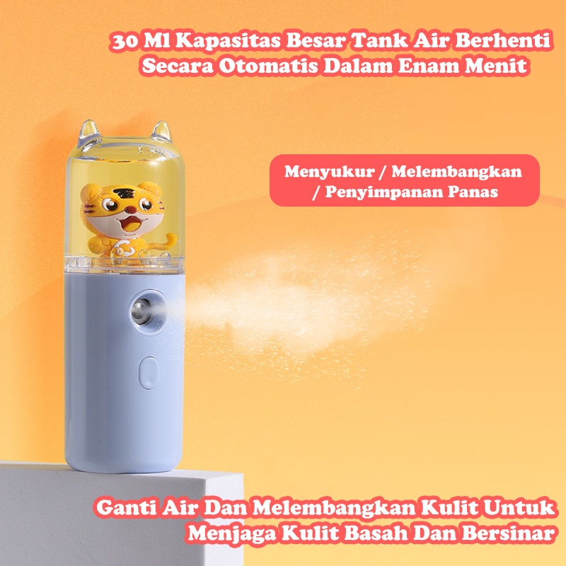 Fusion Nano spray pelembab kabut nano sprayer alat nano spay mist sprayer kecantikan muka portabel bisa cod