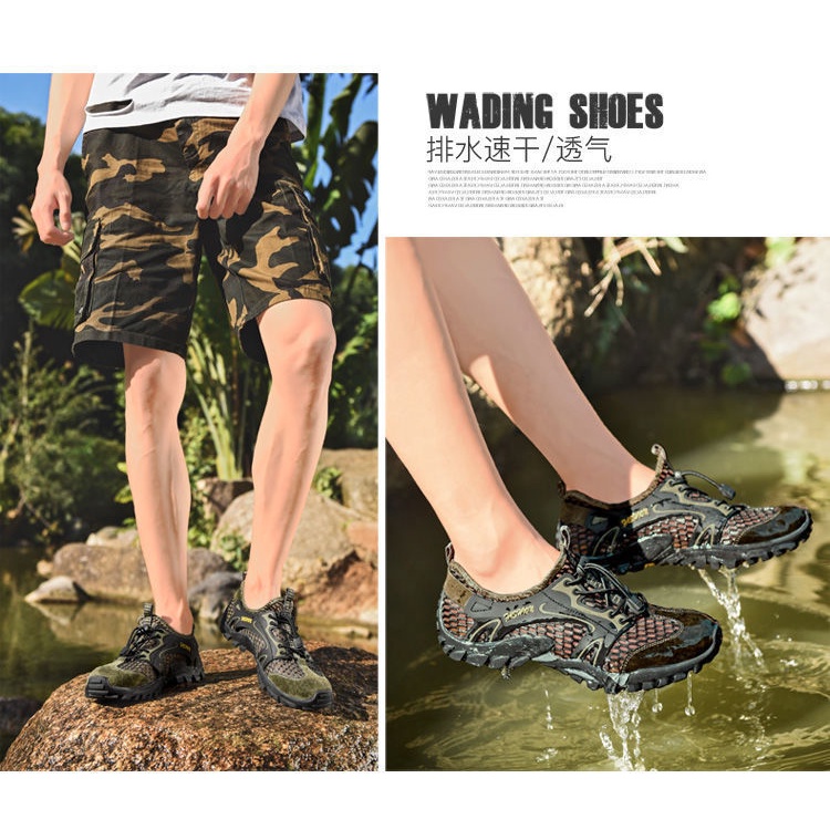 {FREE BOX} Sepatu Hiking Outdor Sepatu Gunung Pria Wanita Low Termurah KJ-51