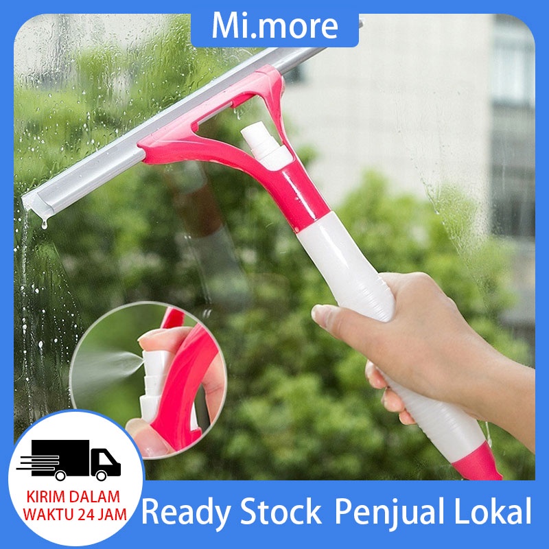 Mi.more Wiper Spray 2in1 / Alat Pembersih Kaca / Cleaning Brush Glass Wiper Window Clean Shave Car Window Cleaner Warna Acak