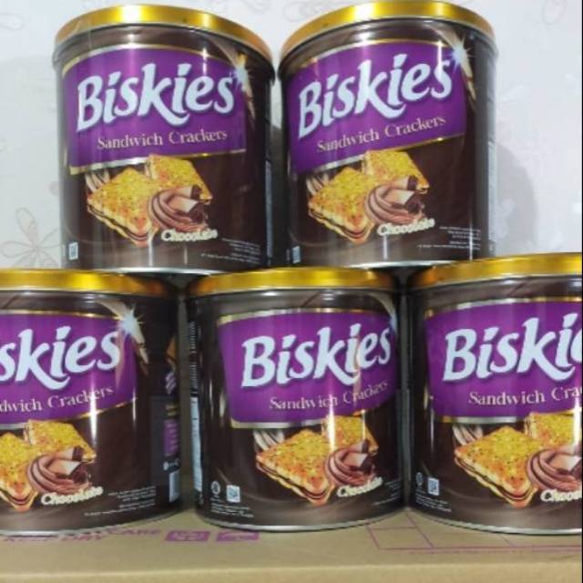 BISKIES CHOCOLATE KALENG 306GR ~ READY afj810