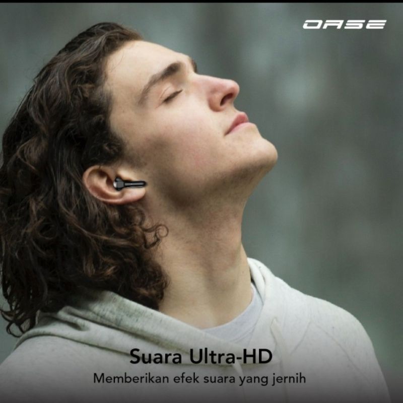 OASE Hero-T TWS Bluetooth 5.1 Earphone Ultra HD Audio Headset Q.C Type C Garansi Resmi 1 Tahun DE-T1