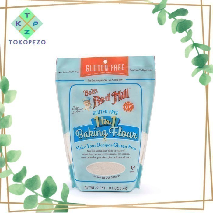 

BISA COD Bob's Red Mill Gluten Free 1-To-1 Baking Flour 623 gr | Tepung Vegan
