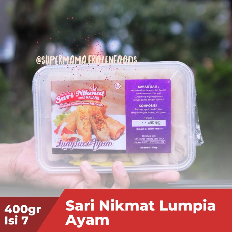 

Lumpia Ayam SARI NIKMAT [400g]