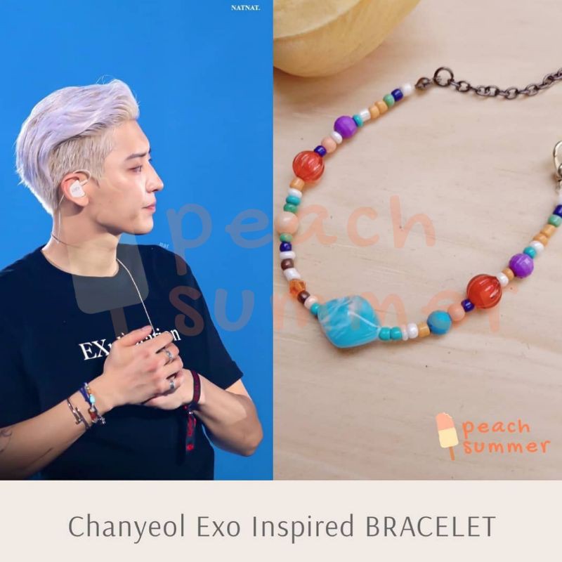 Chanyeol Exo Inspired Bracelet | Gelang Chanyeol/Gelang Exo/Gelang Idol/Gelang Manik