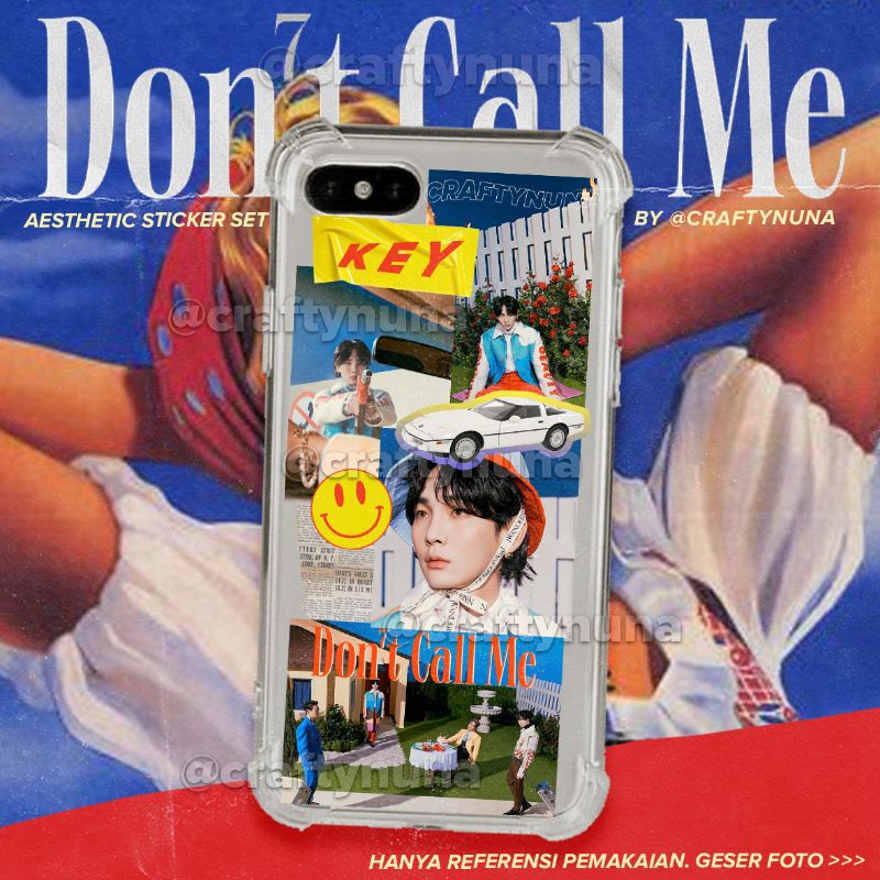 SHINee DON'T CALL ME Aesthetic Sticker set Crafty Nuna shinee kpop stiker case hp taemin minho