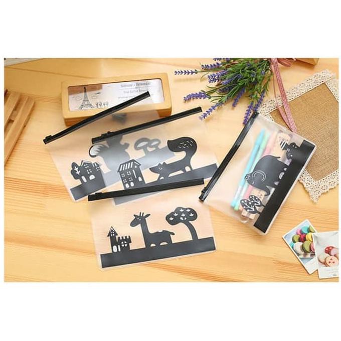 

TP0035 Tempat Pensil Cool Animal Transparan - rubah