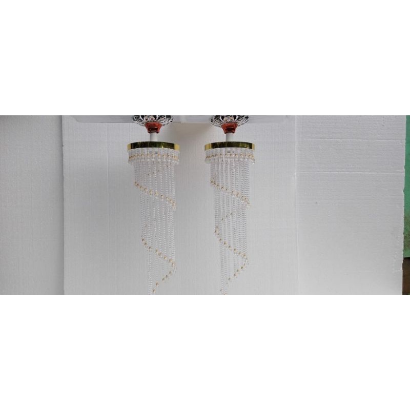 LampuGantung SRN variasi GOLD/ Dekorasi Pelaminan/ Lamaran/ Interior Rumah/ Cafe