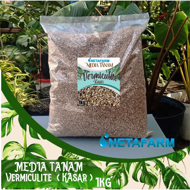 Media Tanam - VERMICULITE Kasar ( 3 - 8 mm ) Kemasan 1kg