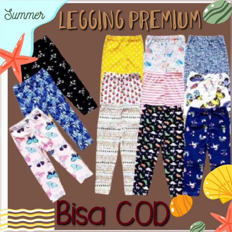 Celana Legging Anak Celana Panjang Anak Ukuran S-XXL Legging Perempuan [Bisa COD]
