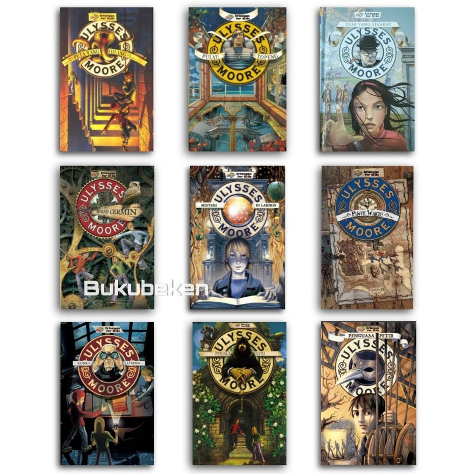 Miliki Ulysses Moore Negri Es, Pintu Waktu, Peta YangHilang Rumah Cermin, Pulaw Topeng, Misteri di L