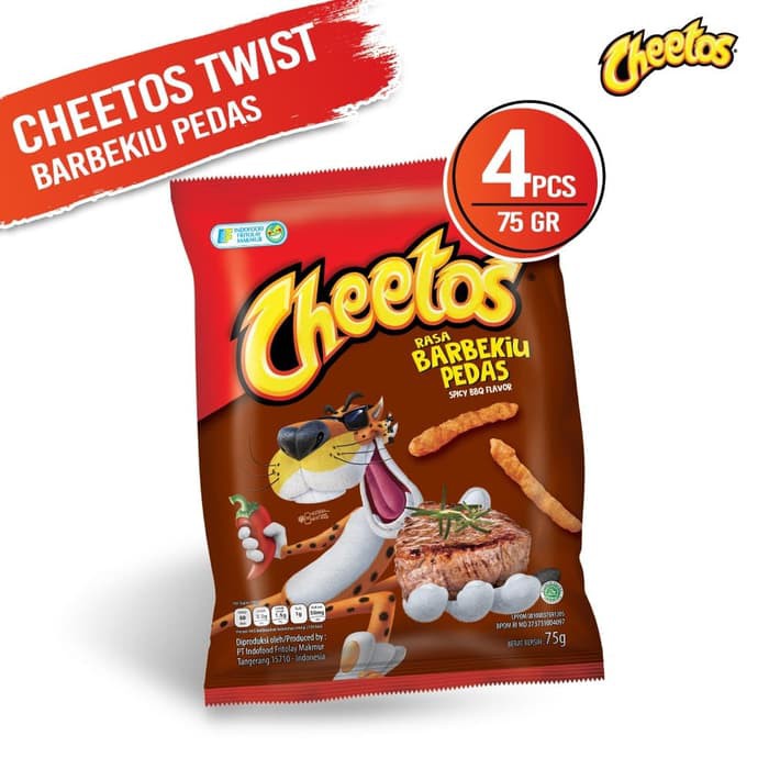 

Cheetos Twist Barbekyu 75 Gr 4 Pcs