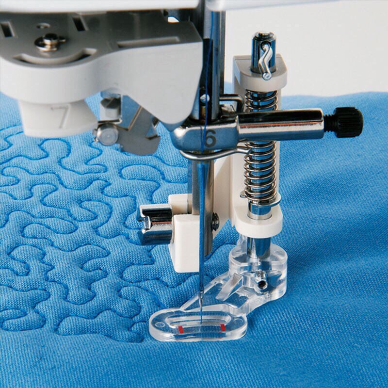 Sepatu Bordir Quilting Mesin Jahit Portable Darning Free Motion Quilting Embroidery Presser Foot sepatu singer brother butterfly messina