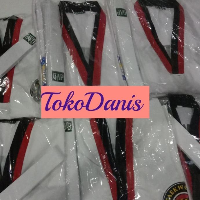 SALE Seragam Taekwondo Anak Kerah hitam merah/SERAGAM SEKOLAH SD/SERAGAM SEKOLAH SD PEREMPUAN/SERAGA