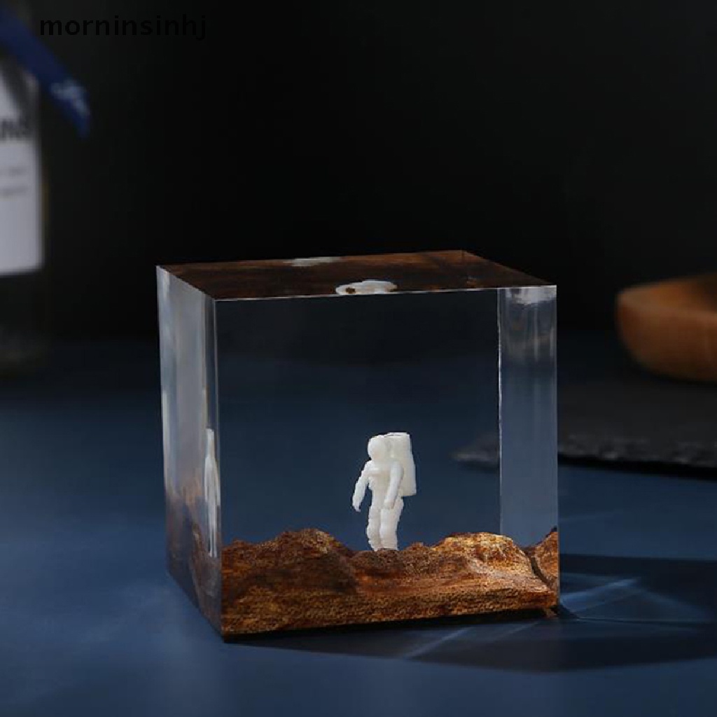 Cetakan Resin Bentuk Astronot Mini Bahan Silikon Untuk Diy Perhiasan