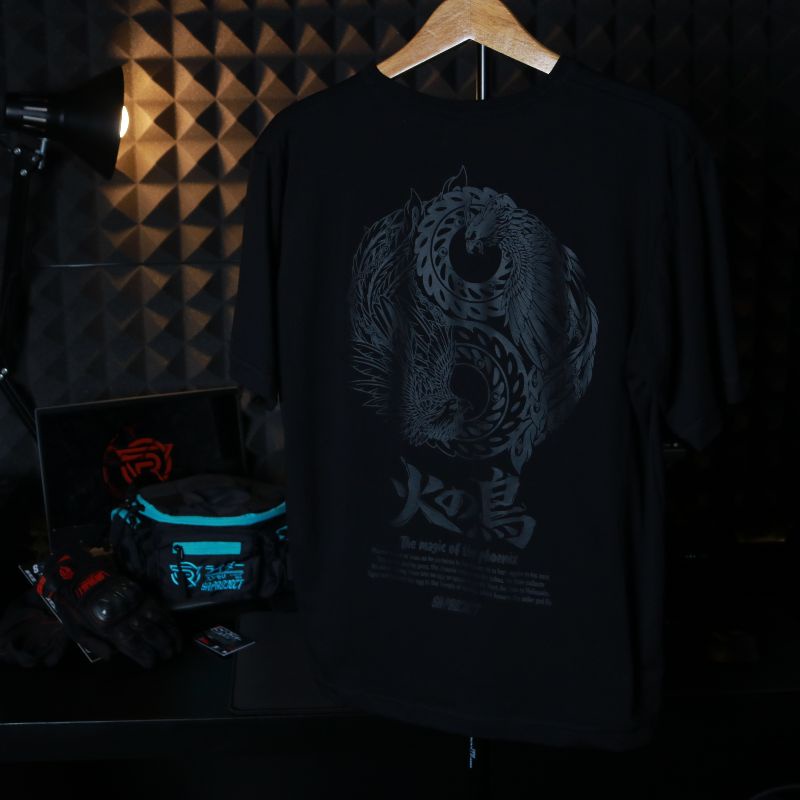 Tshirt SR-PROJECT The magic of Phoenix black edition