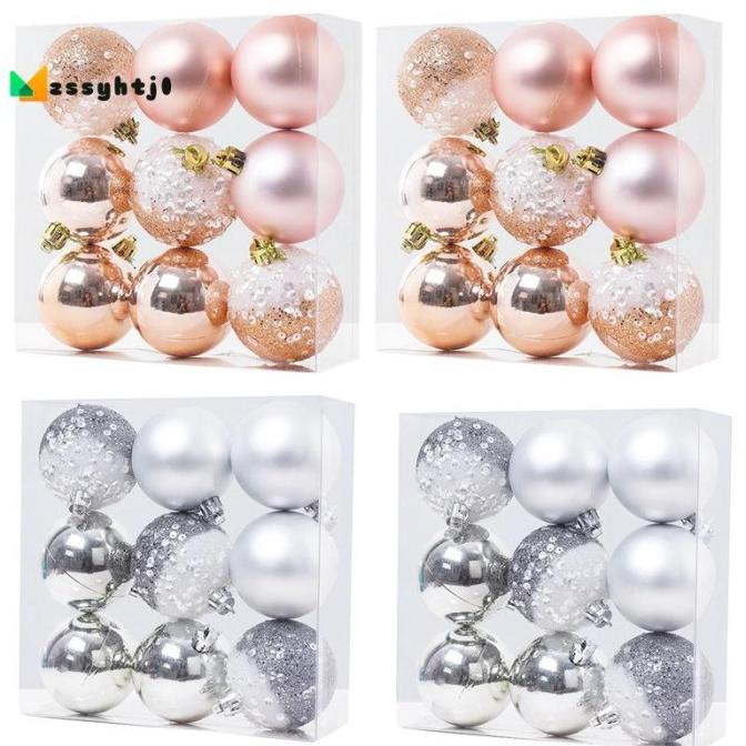 

New 18Pcs Bola Gantung Dengan Tali Untuk Dekorasi Pohon Natal Hn67613