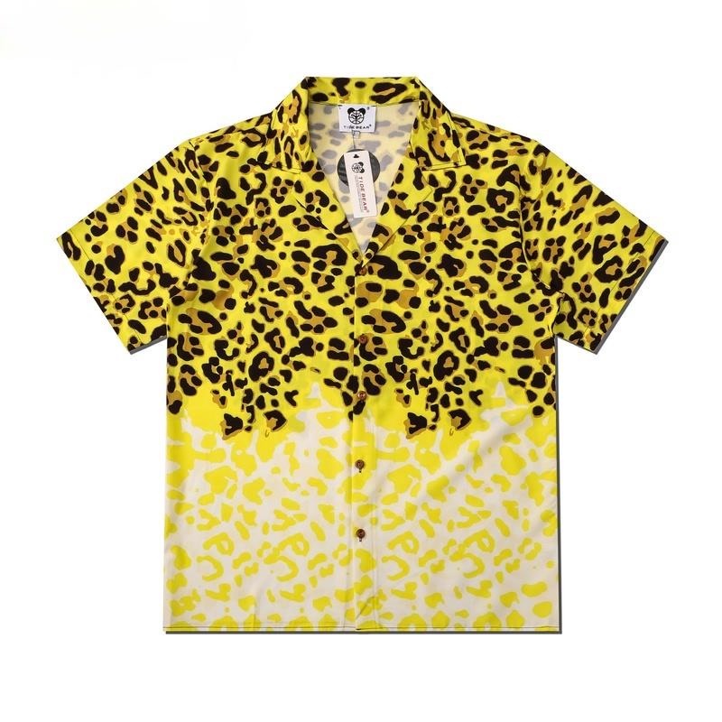 Oversold Kemeja Oversize Lengan Pendek Kasual Pria Wanita Street Shirt Fashion Oversized Men and Wom