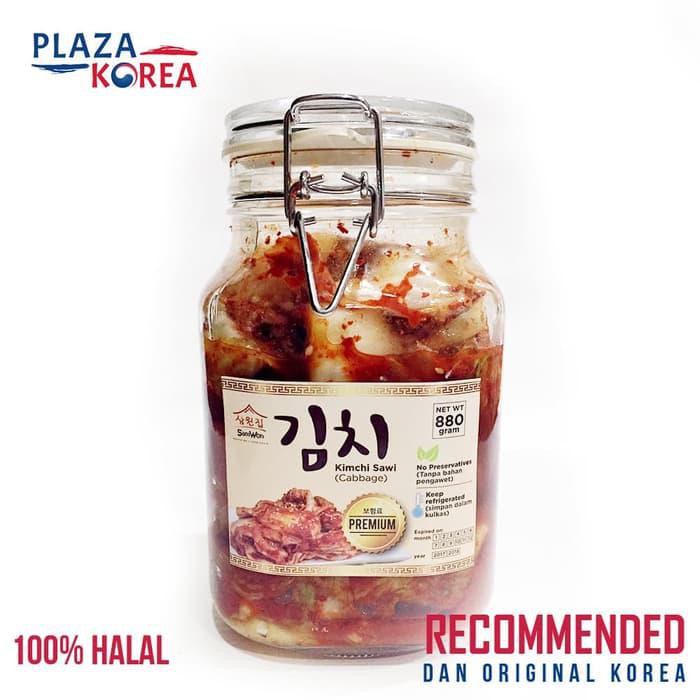 

TERLARIS!! SAMWON - KIMCHI PREMIUM SAWI FRESH 880 GRAM- MAKANAN KOREA PALING MURAH