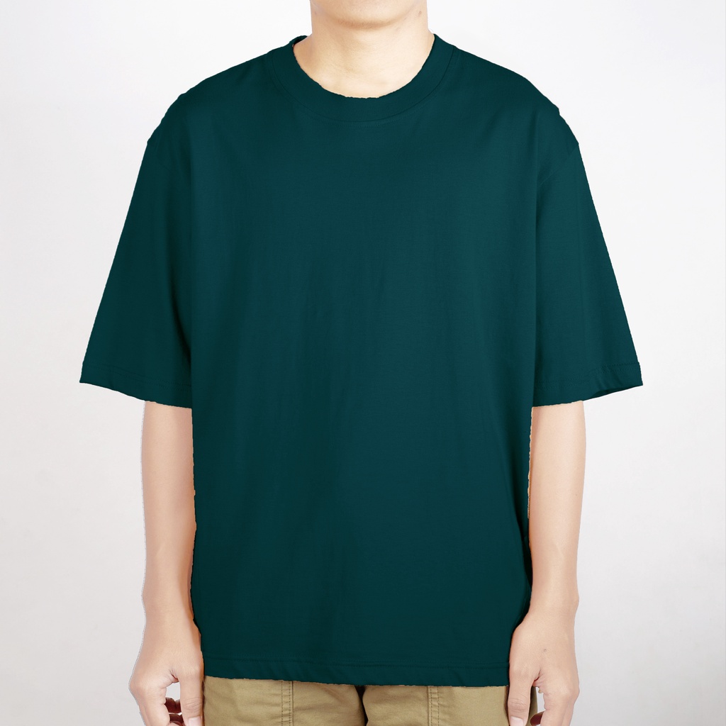 OVERSIZE TEES FOREST GREEN