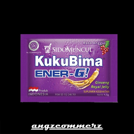 

SIDOMUNCUL Kuku Bima Ener G Anggur Kemasan 1 Sachet