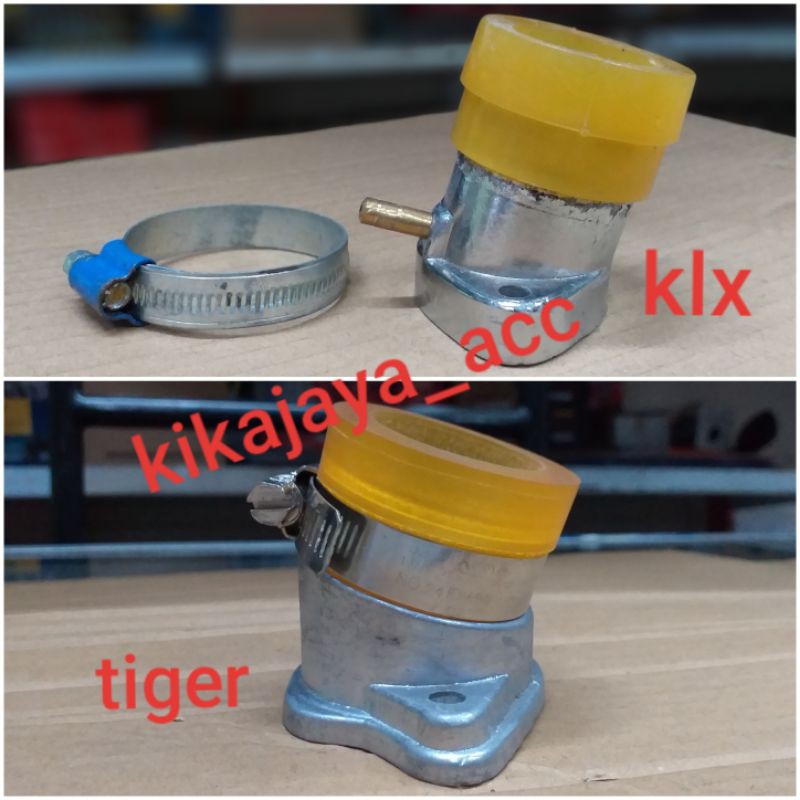MANIPOL PE 28 KLX TIGER INTAKE MANIFOL KARBU PE 28 KLX TIGER ,