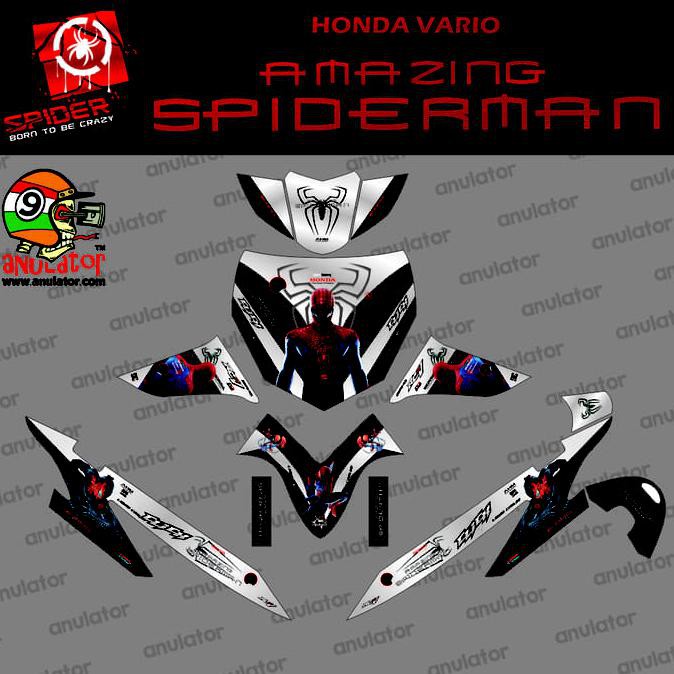 Limited Sticker Striping Motor Stiker Honda Vario 110 Karbu