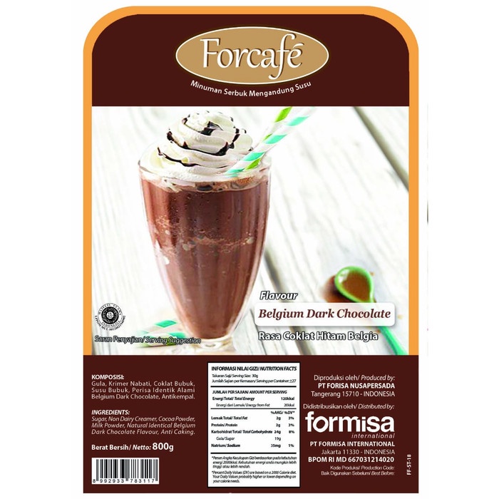 

Forcafe Belgium Dark Chocolate - Cokelat