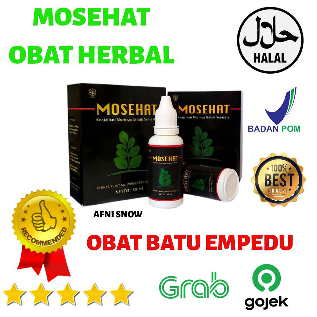 MOSEHAT Herbal Jamu Tetes Ampuh Obati Batu Empedu