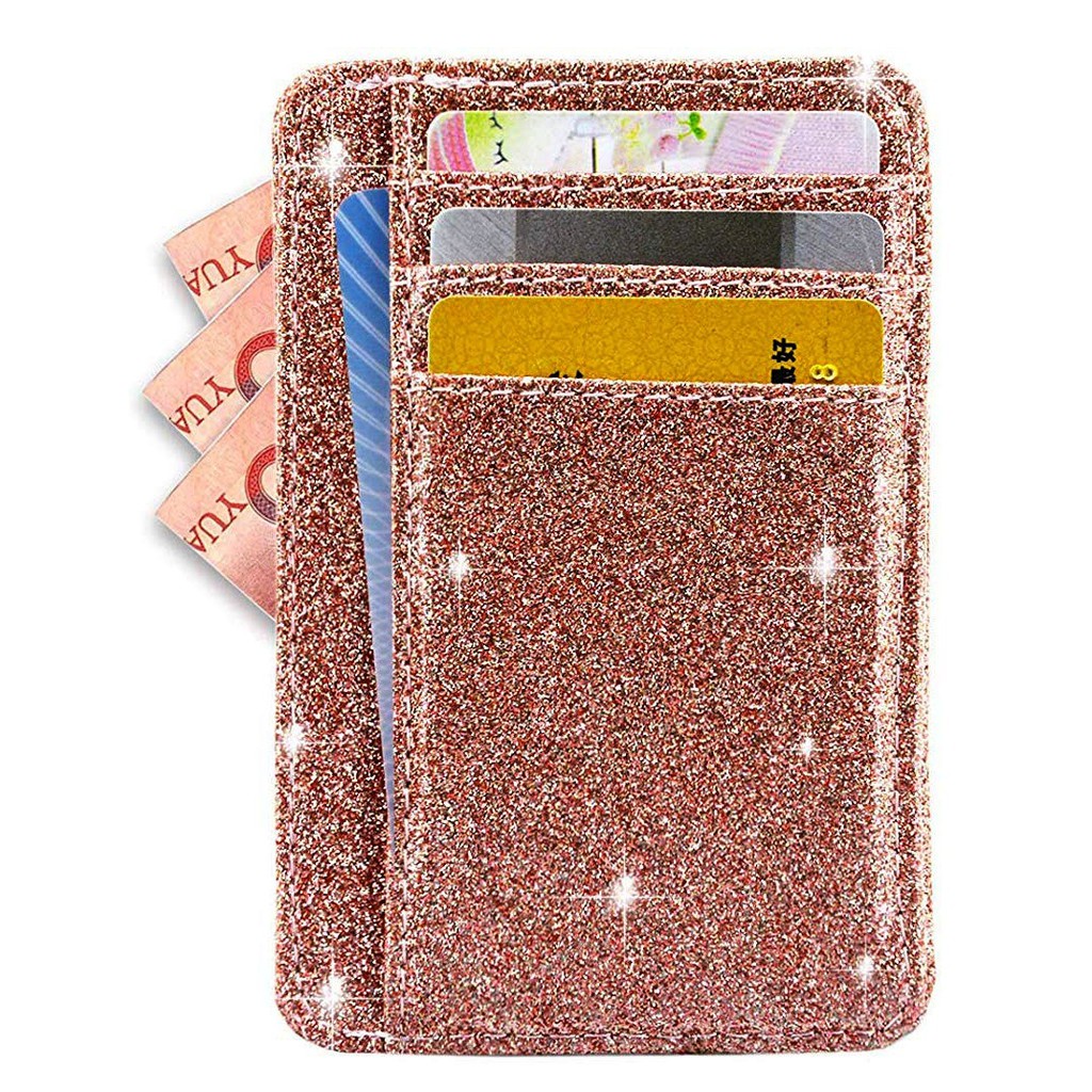 MEIMEISHOP CARD HOLDER SLIM WALLET GLITTER LOKAL BATAM MURAH DOMPET KARTU TERMURAH