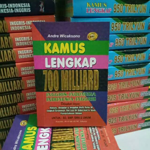 Kamus Lengkap Bahasa Inggris Untuk SD SMP SMA & Umum