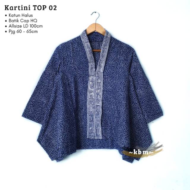 Kartini top ori batik solo