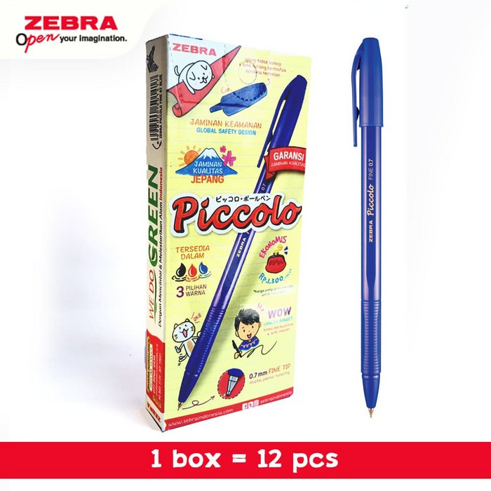 

Pulpen Zebra PICCOLO Fine Tip 0.7mm