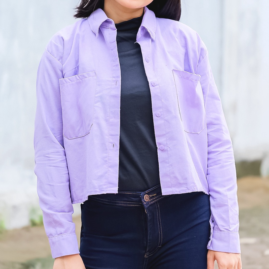 BEFAST - ZEC Kemeja JIHYOUNG / Gita Giomi Rami Linen Shirt / Kemeja Polos Keluaran Terbaru / Kemeja Bisa Di Pakai Sebagai Outer / Atasan Kemeja Wanita Kerja