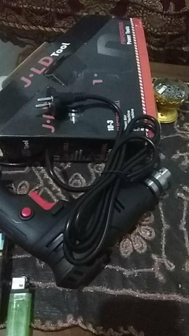 Mesin Bor Bolak Balik 10mm Kayu Besi J.ld 10-3 Jld