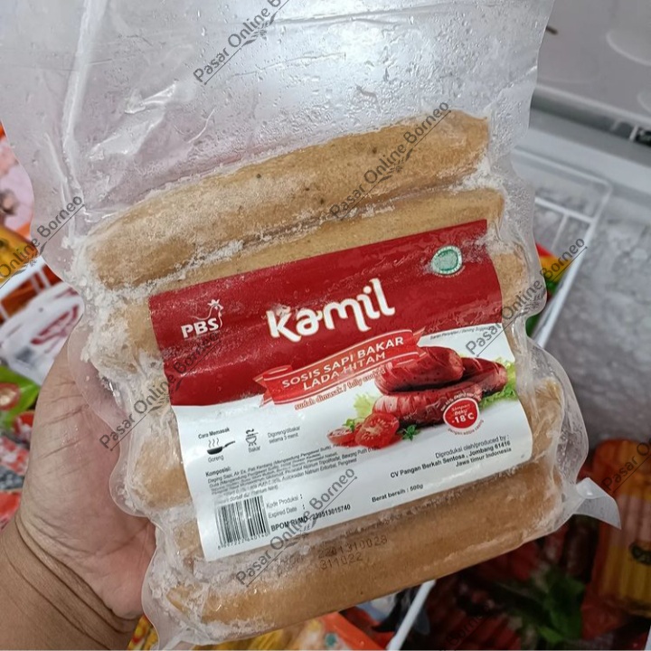 

Kamil Sosis Sapi Bakar Lada Hitam Isi 6 Pcs