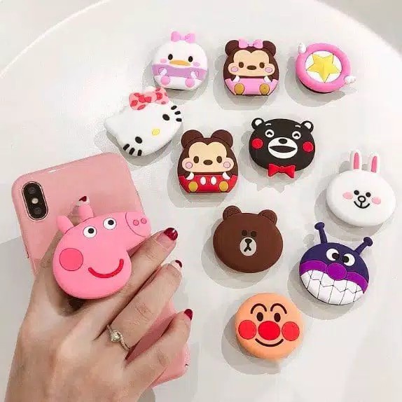 POPSOCKET HANDPHONE KARAKTER KARTUN 3D AKSESORIS HP POPSOKET