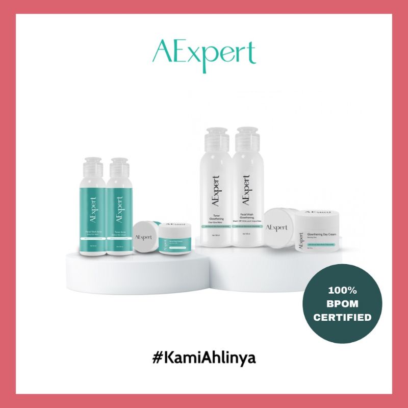 Skincare Aexpert Free Gift Cantik by Ashanty Hermansyah  ORIGINAL 100% Aekspert skincare