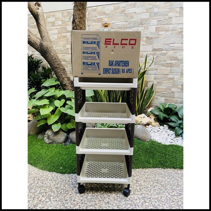 Promo Rak Plastik Susun 4 Elco - Non Packing