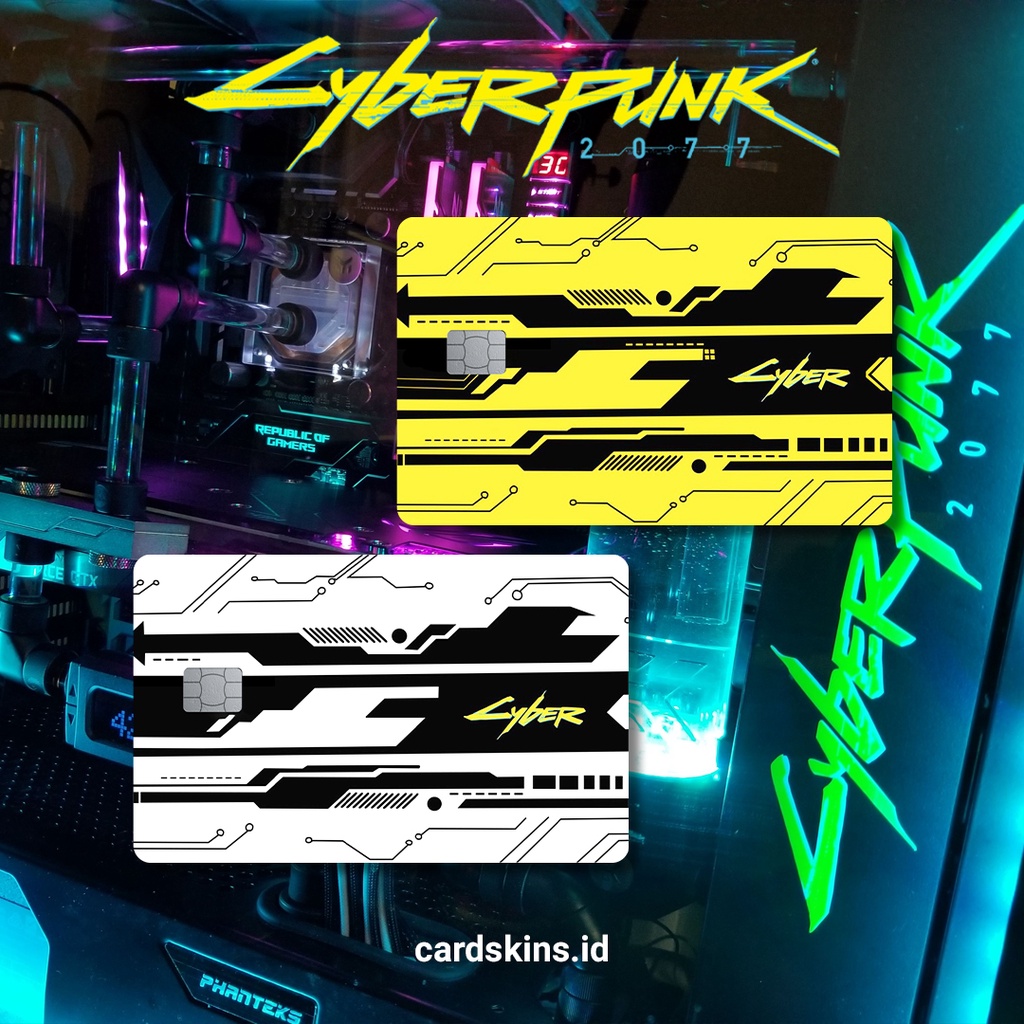 CYBERPUNK SPECIAL HOLOGRAM | GARSKIN / STICKER KARTU ATM / SKIN KARTU ATM / DEBIT / CREDIT / EMONEY / FLAZZ | CARDSKINS