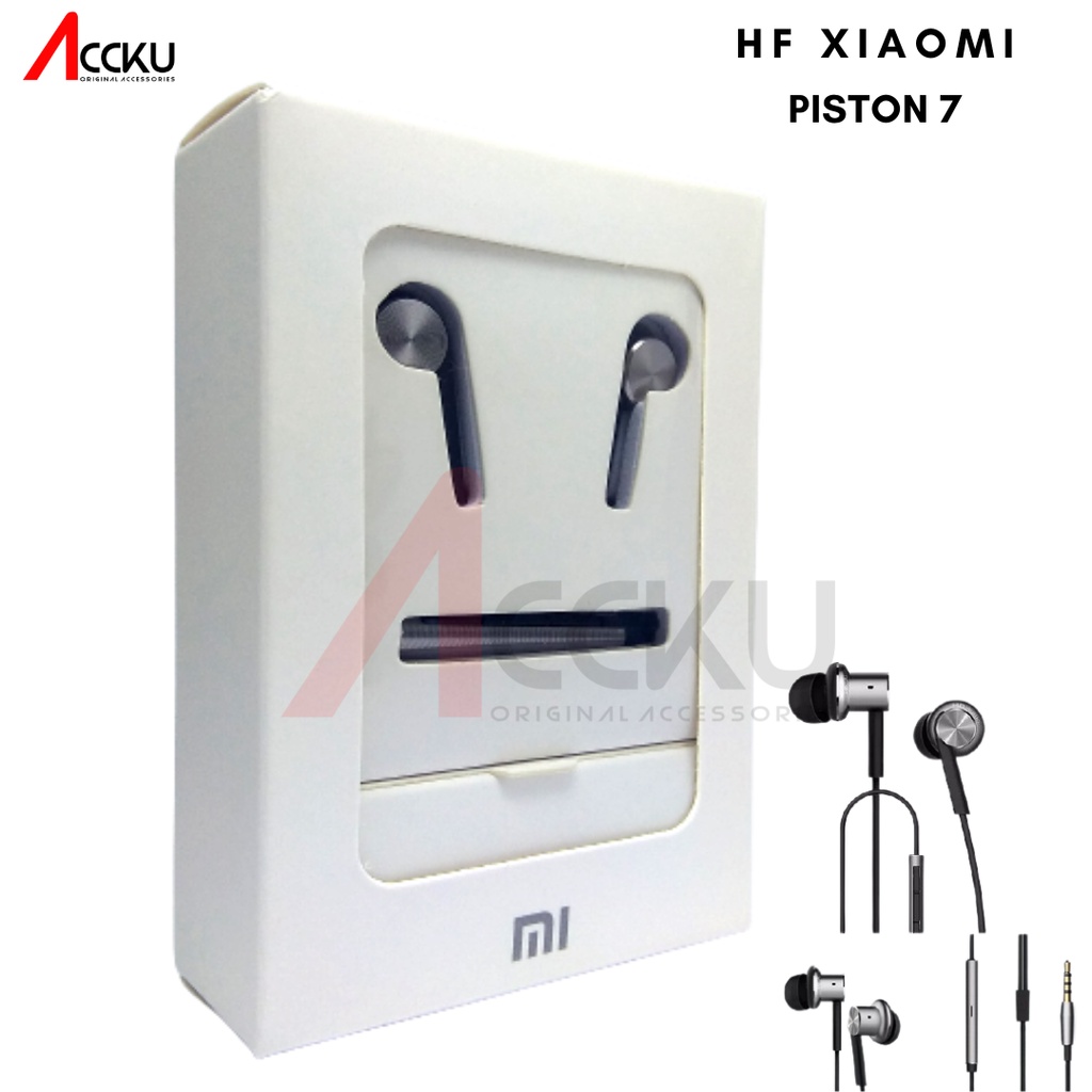 HANDSFREE XIAOMI ORIGINAL EARPHONE MI PISTON 7 HEADSET XIAOMI PISTON 7