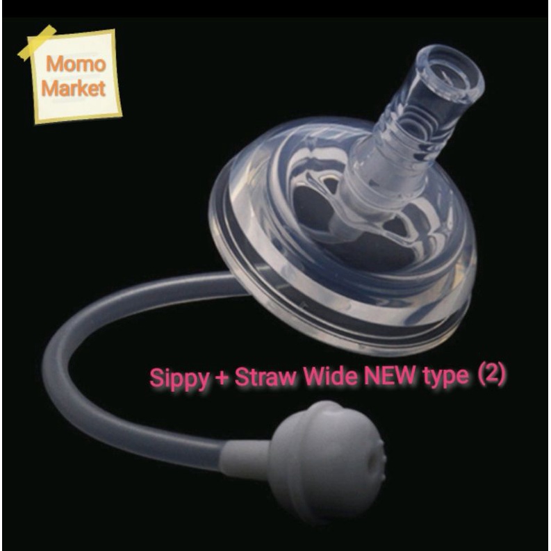 Sedotan Pengganti Nipple Straw Replacement Botol Susu Wide Neck