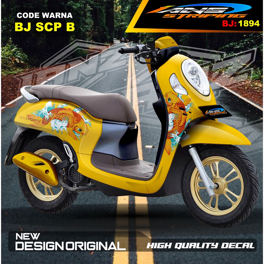 STIKER FULL BODY SCOOPY / STICKER ALL NEW SCOOPY / STIKER FULL BODY SCOOPY TERMURAH / STIKER MOTOR SCOOPY / STIKER MOTOR