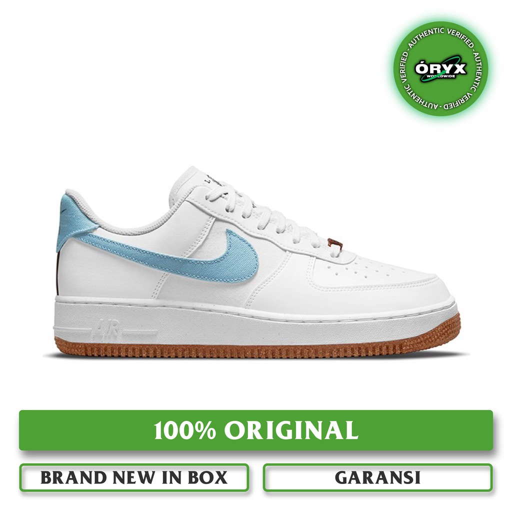 Nike Air Force 1 '07 LV8 Indigo / White / Black / Obsidian (CZ0338-100) 100% ORIGINAL