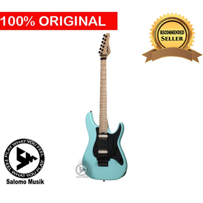 Gitar Elektrik Schecter Sun Valley SS with Floyd Rose Sea Foam Green