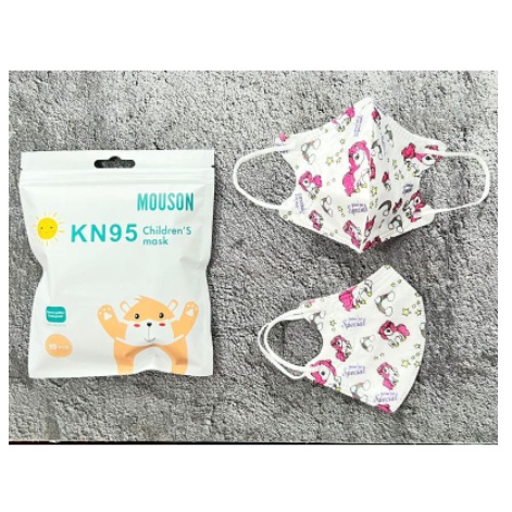 MASKER ANAK KARAKTER KN95 MOUSON ISI 10PCS