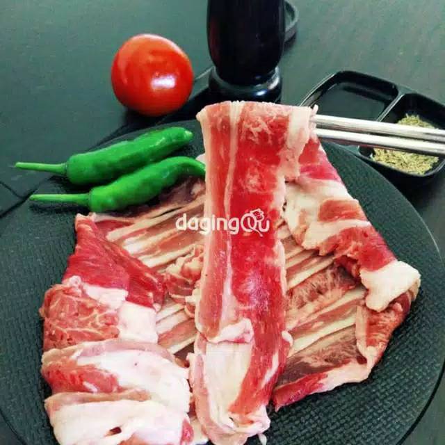 Daging sapi slice shortplate 500gr import U.S / Yoshinoya / Shabu