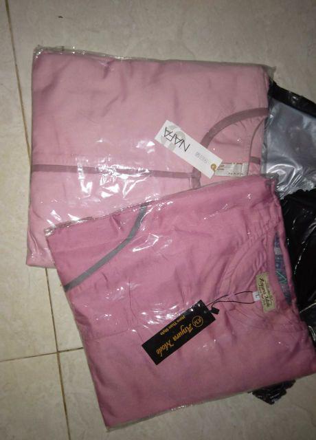 Asyura Dress (gamis Kombinasi Batik) Gamis Toyobo