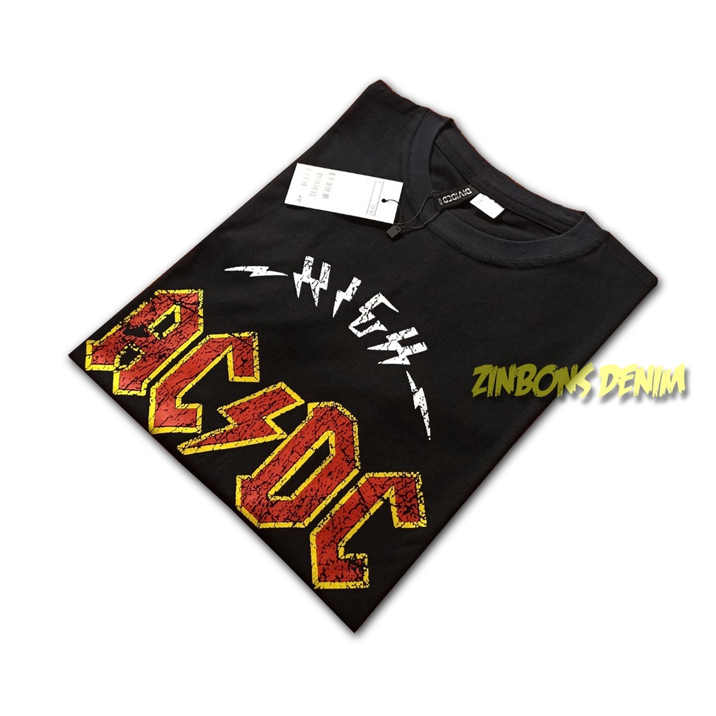 KAOS BAND / KAOS ACDC SERIES / BAJU MUSIK METAL ROCK / TSHIRT MUSIC