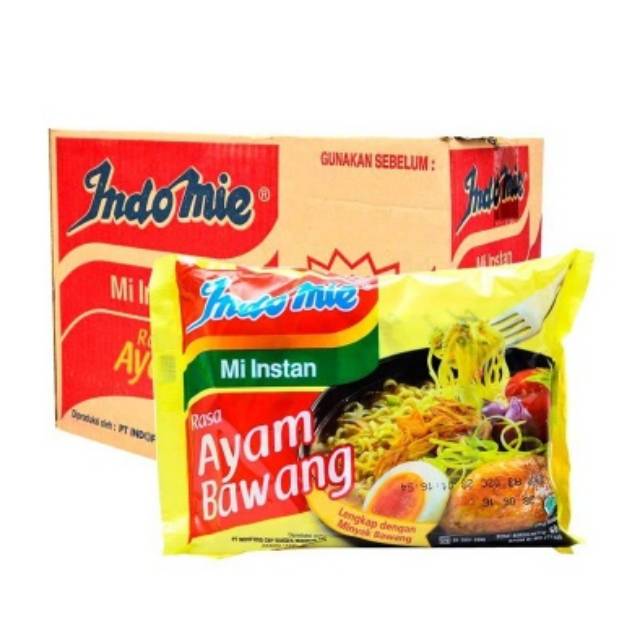 

Indomie ayam bawang kartonan