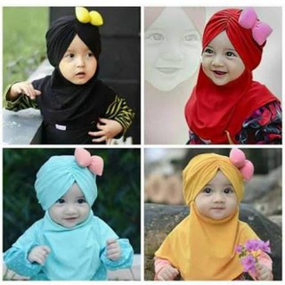 BIG SALE JILBAB  BAYI  ANAK PITA LUCU  KERUDUNG BAYI  ANAK 